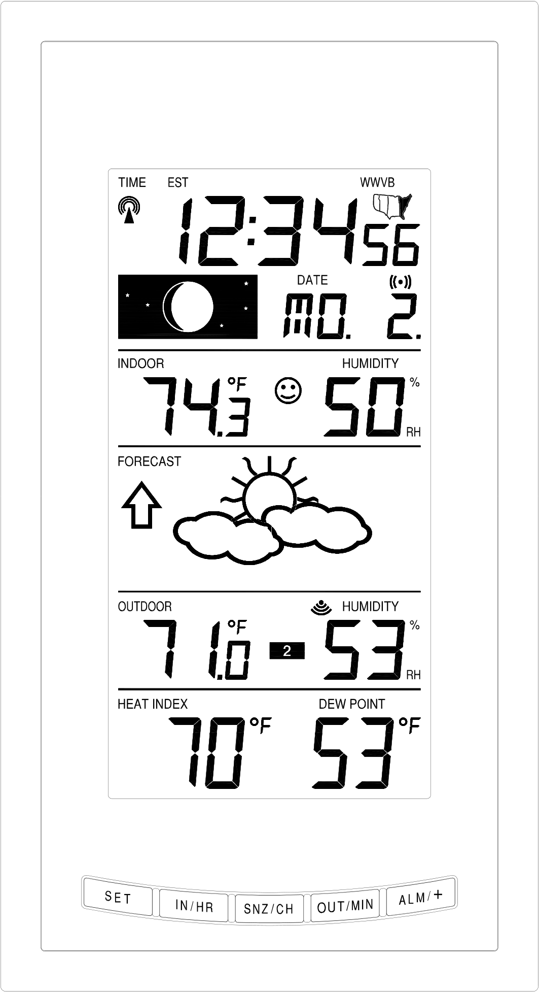 La Crosse ~ ws 9043twc ~ diagram